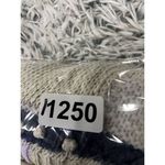 Madewell  Size Large Grandover Bobble Sweater White Blue Striped Cozy Granny core Photo 6