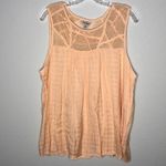 Lucky Brand ✨  Peach Crochet Tank Top ✨ Photo 2
