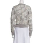 Rag and Bone  Mohair Printed Fringe Sweater Gray Women’s XS Photo 1