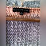 Love Ellie Rainbow Colors Cardigan Open Front Sweater with pockets Photo 4