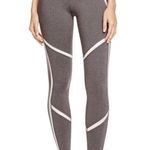 Alo Yoga Leggings Gray With White Trim Size Medium Photo 0