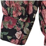 Mango MNG  Women's Floral Long Sleeve Mini Dress Ruched Bodycon V Neck Photo 6