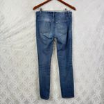 Gap 1969 Real Straight Distressed Low Rise Medium Washed Jeans Size 27 Photo 3