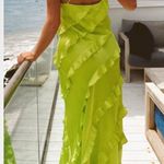 Show Me Your Mumu NEW NWT Romance Ruffle Dress Lime Small Photo 1