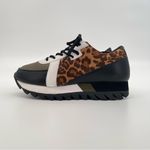 Not Rated Geri Sneaker Women 9.5 Casual Chunky Sole Leopard Print Multicolor Photo 12