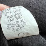 Theory  Little Black Dress Stretch Knit Scoop Neck Long Sleeves with Zippers Photo 12