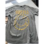 Cotton On Nirvana Smiley Face T-Shirt Gray Distressed & Pink Floyd Cotton‎ On Graphic Tee Photo 1