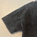 Romwe ⭐️ black acid wash los angeles live up to the good times tshirt size small Photo 15