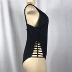 Shade & Shore  Size Small Black One Piece Swimsuit With Padded Cups. New With Tag Photo 1