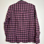 Carhartt  Rugged Flex‎ Womens Plaid Flannel Shirt Loose Fit Purple Medium M Photo 6