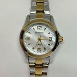 Armitron now women’s quartz analog wrist watch two tone Mop dial 28mm running Photo 0