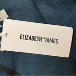 Elizabeth and James  Linen Blend Size Large Trans Tegan Biker Vest Photo 9