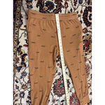 Kate Quinn Pull On Airplane Print Lounge Pant Size XL Orange Photo 1
