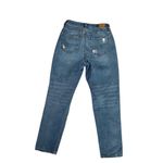 American Eagle Mom Jean Comfort Stretch Waistband Ripped Knees Denim High Rise 4 Photo 3