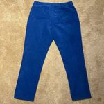 Coldwater Creek  Stretch Corduroys 67002 Blue 5 Pocket Pants Size 16 Photo 4