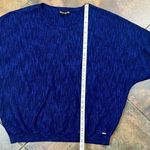 DKNY Blue Dolman Sleeve Sweater XXL Photo 3