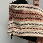 ZARA  Crop Top Women's Medium Bralette Wide Strap Woven Tapestry Fabric Boho fest Photo 5