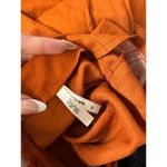Truth NYC Rust Orange Lace-Up Blouse Women’s Size M Photo 5