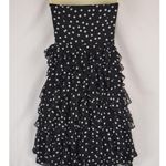 White House Black Market Flirty Strapless Polka Dot Coctail Dress Size: 0 Photo 3