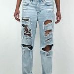 H&M Boyfriend Distressed Low-Rise Jeans | Size 26 Photo 3
