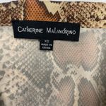 Catherine Malandrino Animal Print Button Down Long Sleeve Collared Blouse XS Photo 8