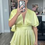 Boutique  silk yellow romper Photo 0
