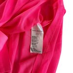 Good American Knockout Pink Sheer Ruched Long Sleeve Mini Dress Size 2 / Medium Photo 6