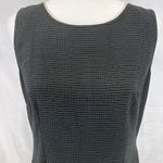 Sag Harbor Vintage  black patterned dress maxi dress jacket suit size petite 10P Photo 6