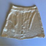 Glam  Champagne Side Slit Mini Skirt Size S Photo 4