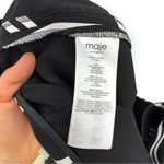 Maje  Jakila Midi Skirt Black White Stripe 40 (L) Photo 6