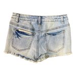 Angel Kiss  Girls Mid-Rise Destroyed Jean Shorts Size 0 Photo 2