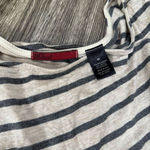 BKE  Red Striped Long sleeve cream and Gray Shirt Photo 2