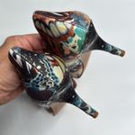 Nine West Butterfly Moth Print Margot Pump Heels New with Tag S-344 Sz 10 Photo 5