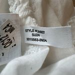 J.Crew Tiered Tank Top Embroidery Cotton Voile Sz Medium Drapey Tiered Beachy Photo 7