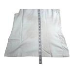 DKNY  Medium White Cotton/Spandex Short Sleeveless V neck T Shirt 88b Photo 5