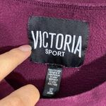 Victoria's Secret  Sport Women's Maroon Fleece Lined Sweatshirt Size S Photo 3