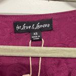 For Love & Lemons Henley Jacquard Long Sleeve Mini Dress NWT size XS Photo 6