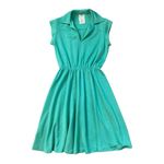 Vintage Queens Row Mint Green Collared V Neckline Midi Dress Size undefined Photo 13