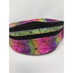 Rave Festival Luminous Fanny Pack Holographic Geometric Iridescent Photo 1