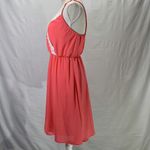 Pink Lily Wrap Coral Sundress Size Small Photo 6