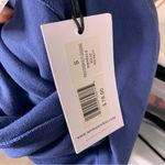 We Wore What We‎ Wore What high rise slit hem fold over blue leggings size small Photo 4