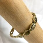 Gold Tone Coffee Beans Link Bracelet Photo 2