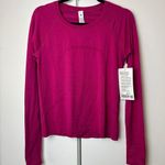 Lululemon Swiftly Tech Long Sleeve Shirt 2.0 in Ripened Raspberry Pink. NWT Photo 1