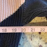 Brooks Brothers Red Fleece Women's Chevron Knit Sweater Navy Pink White Size M Photo 5