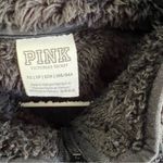 PINK - Victoria's Secret Pink, Victoria’s Secret Womens‎ XS half zip teddy jacket, zip up pocket Photo 2