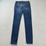 American Eagle  Jeans 8 Long Womens Jegging Super Stretch Blue Mid Rise Skinny Photo 1
