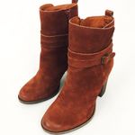 Lucky Brand Latonya Belted Bootie in Russet Nubuck | Size 7.5 Photo 4