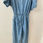 Universal Threads Universal Thread Denim Chambray Boiler Cotton Jumpsuit Size 4 Photo 7