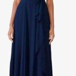 AMSALE Campbell Long Gown in Navy Navy Bridesmaid Dress Formal Photo 8