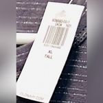 Old Navy NWT EveryWear T-Shirt Crew Neck Gray w Silver Shimmer Stripes XL Tall Photo 4